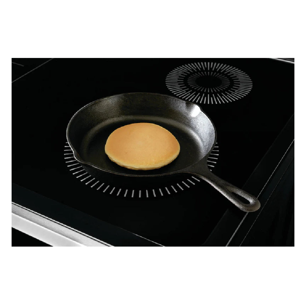 Cuisinière à induction encastrable 30 po 5,3 pi³ Inox avec 4 zones