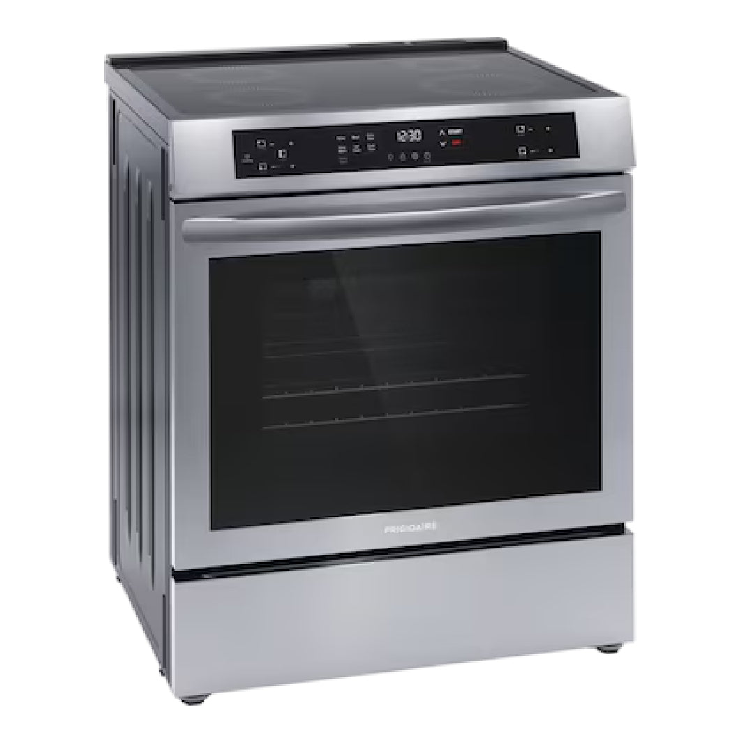 Cuisinière à induction encastrable 30 po 5,3 pi³ Inox avec 4 zones