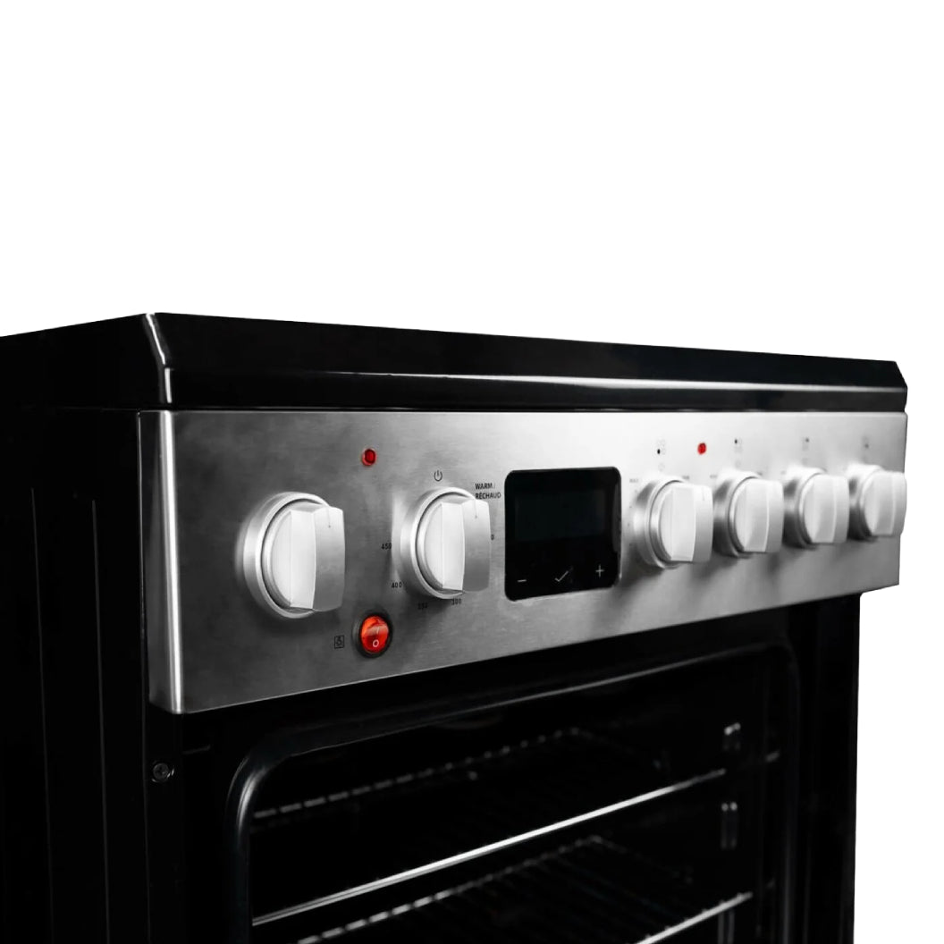 Cuisinière électrique encastrable 24 po, 2,5 pi³ Inox avec TruAirFry et Cuisson uniforme