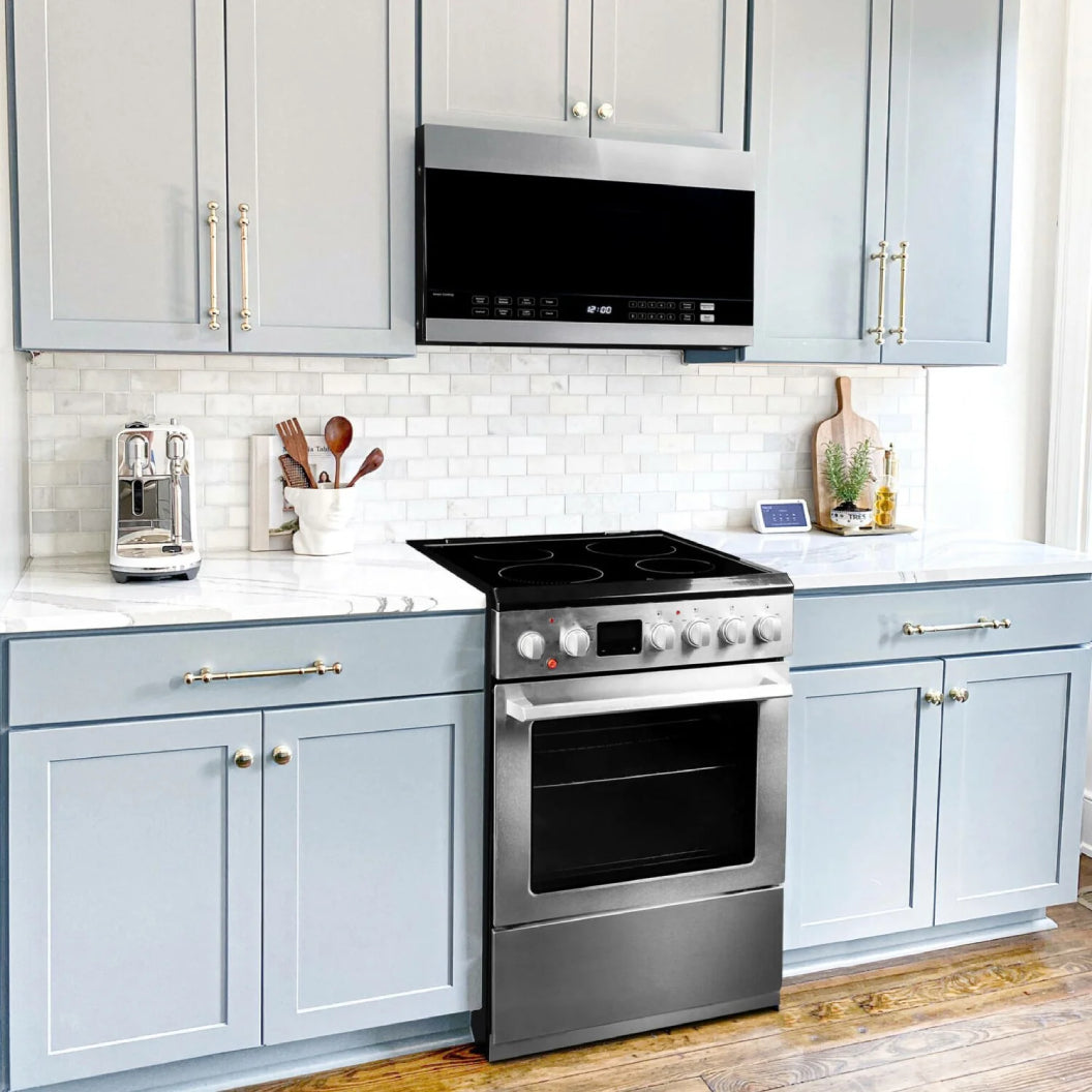 Cuisinière électrique encastrable 24 po, 2,5 pi³ Inox avec TruAirFry et Cuisson uniforme