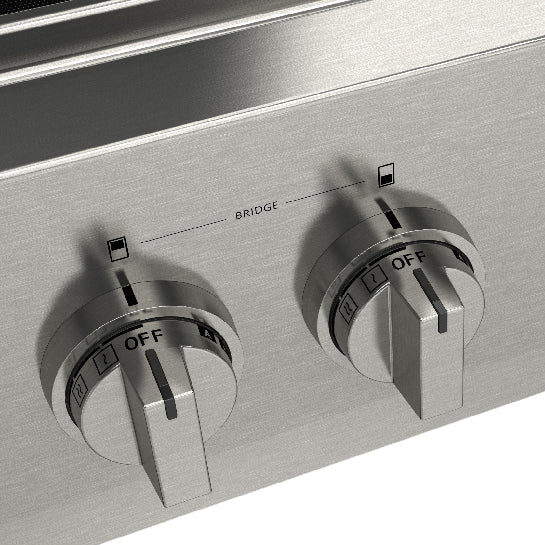 Dessus de cuisinière à induction 48 po, Inox avec 7 zones - Sofia