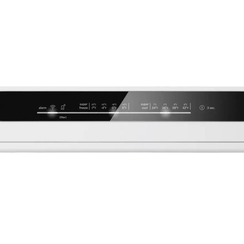 Réfrigérateur à congélateur inférieur, profondeur comptoir 24 po, 12,8 pi³ Inox avec Wi-Fi - Série 500