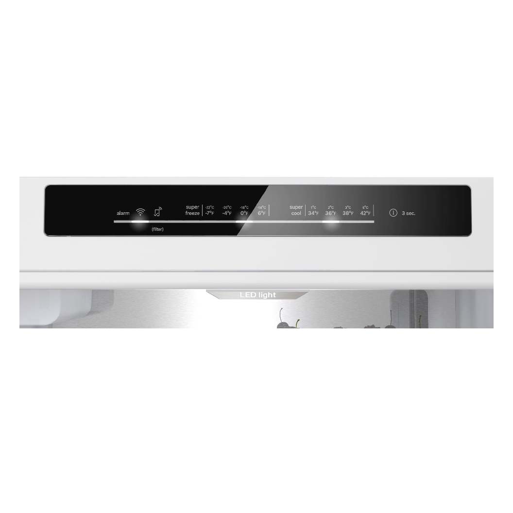 Réfrigérateur congélateur inférieur 24 po, 14,1 pi³ Noir - Série 800 avec Distributeur d'eau et de glaçons