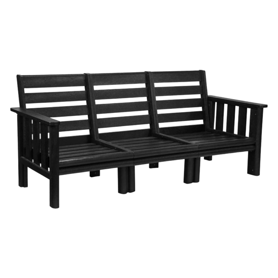 Sofa extérieur en plastique recyclé - Stratford DSF263