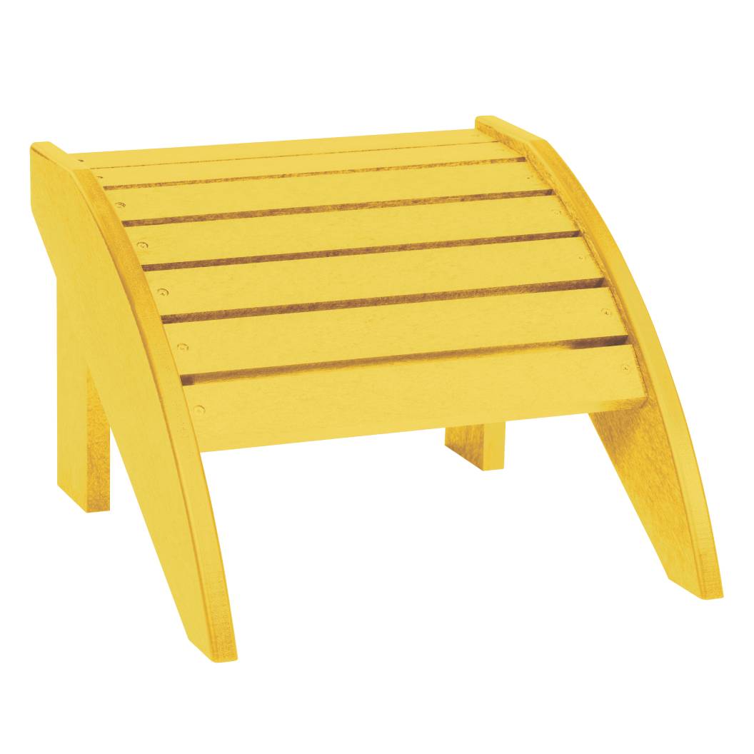 Repose-pieds extérieur en plastique recyclé - Classique F01