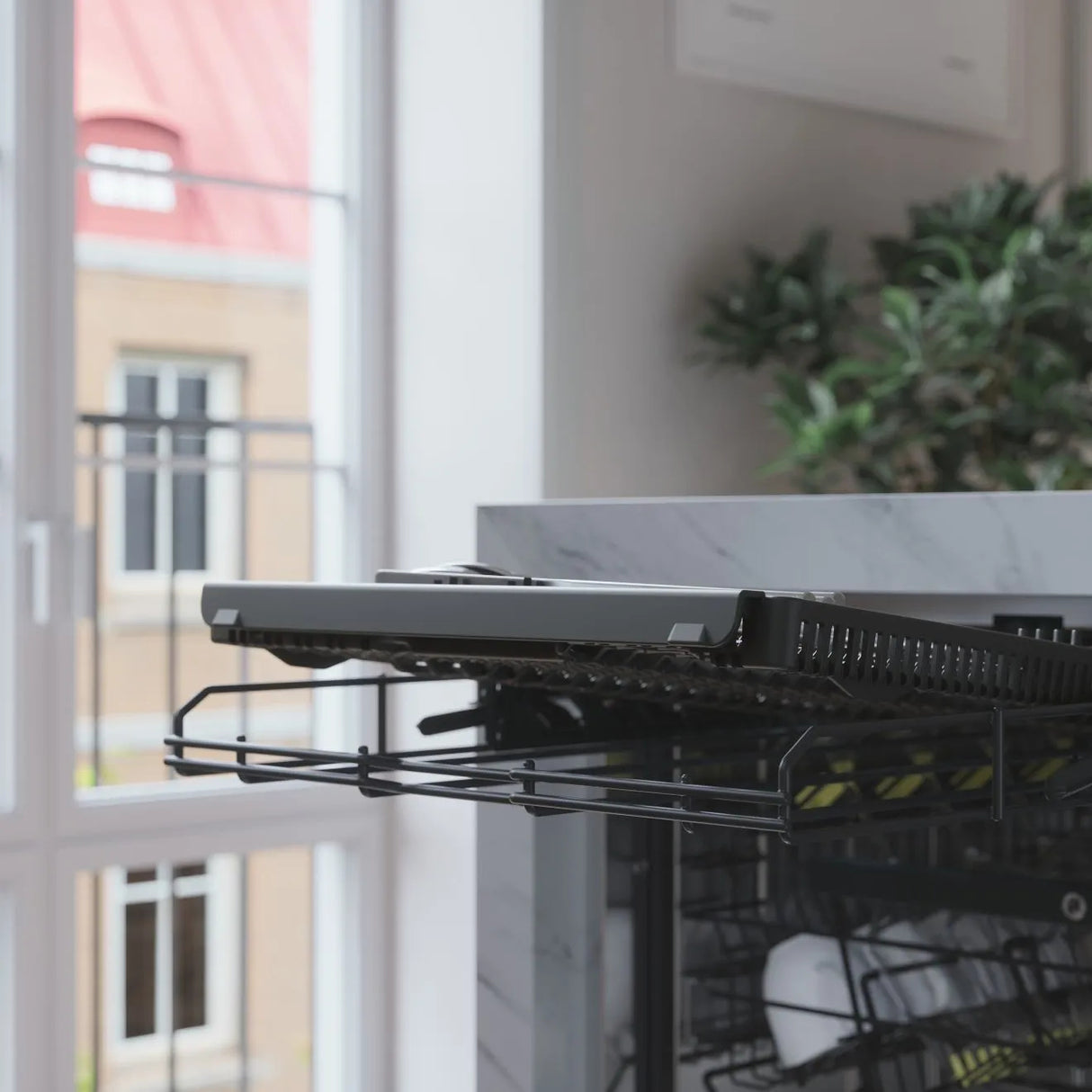 Lave-vaisselle XL encastrable 24 po 42 dBA Inox avec Turbo Combi Drying™