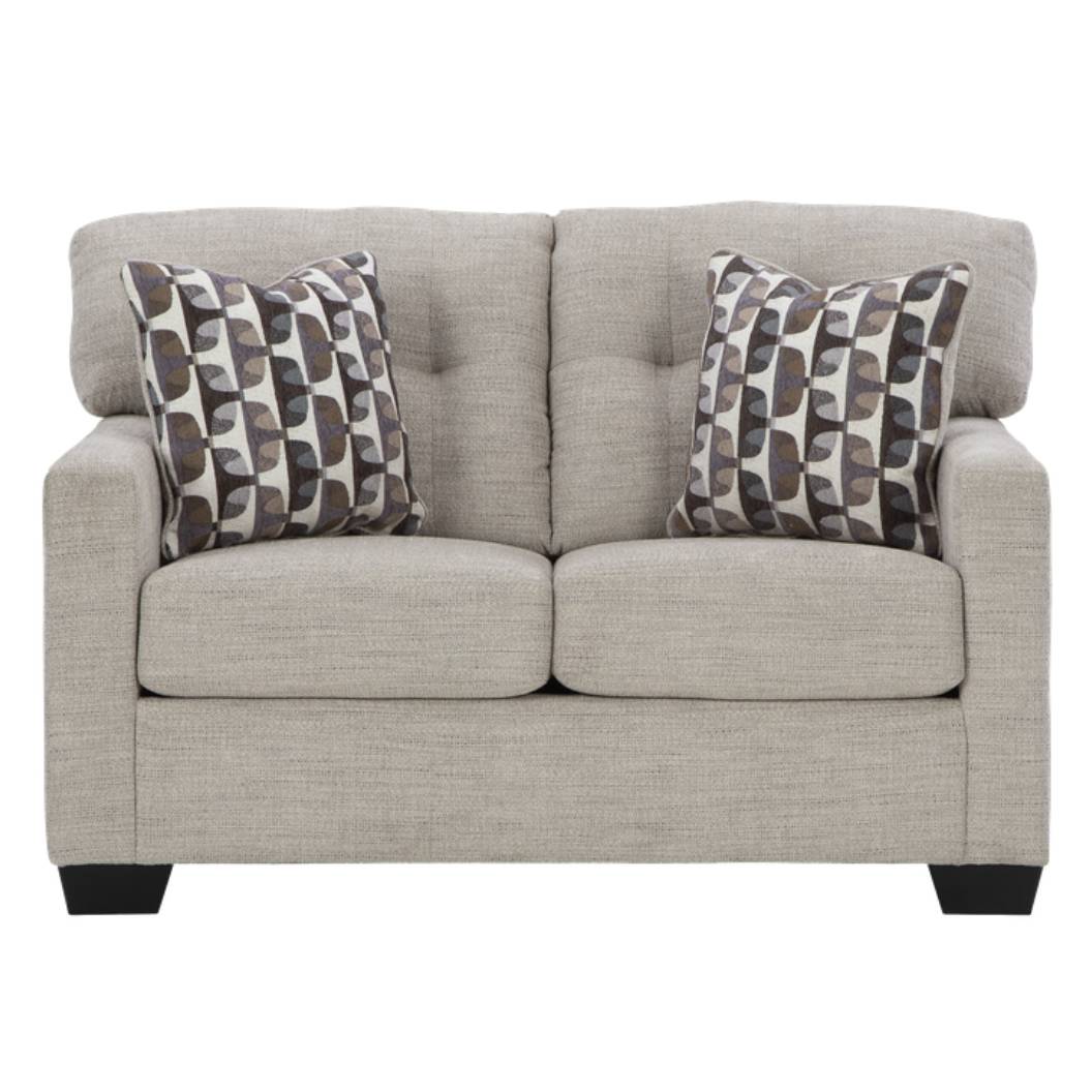 Causeuse en tissu avec coussins - Mahoney