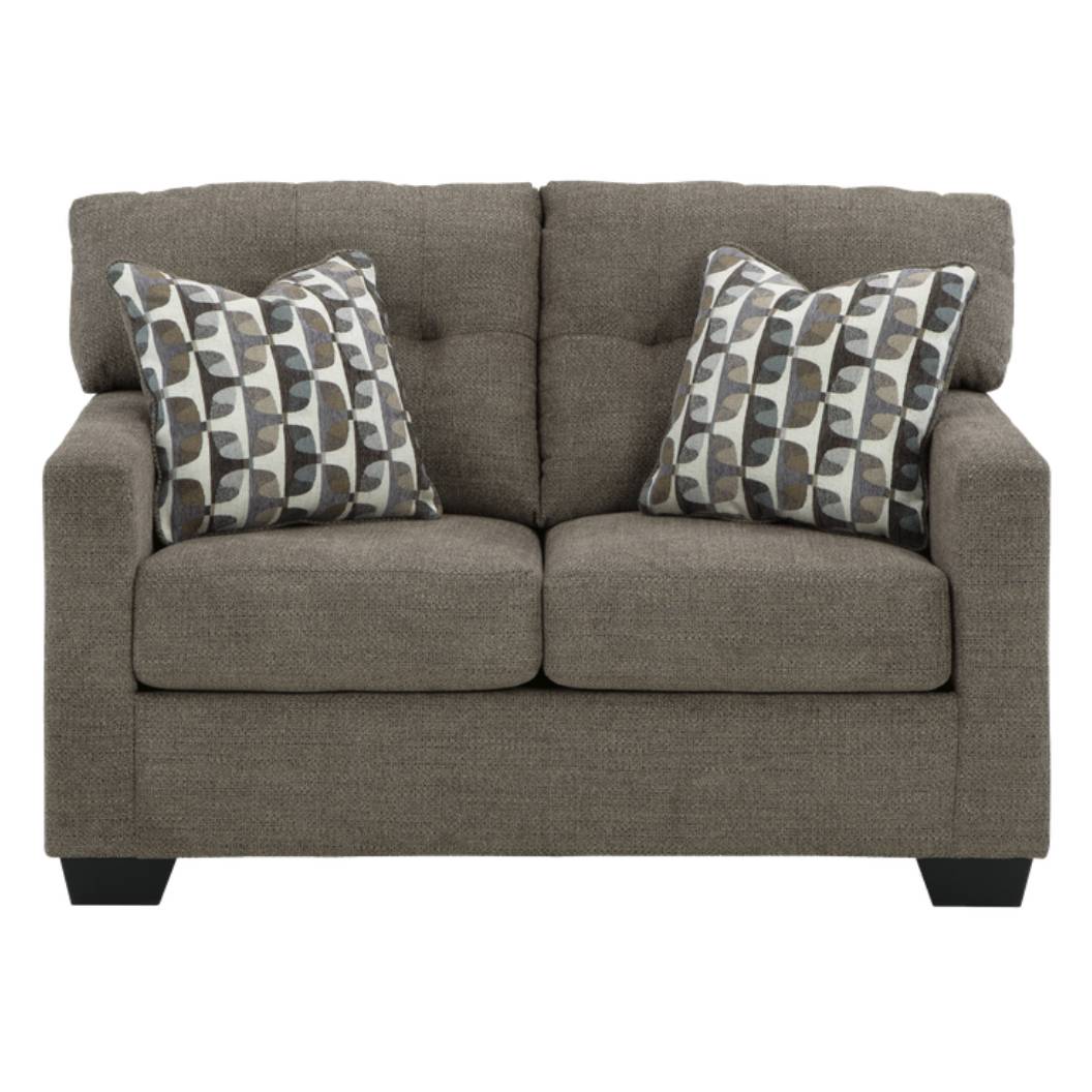 Causeuse en tissu avec coussins - Mahoney
