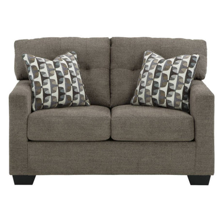Causeuse en tissu avec coussins - Mahoney