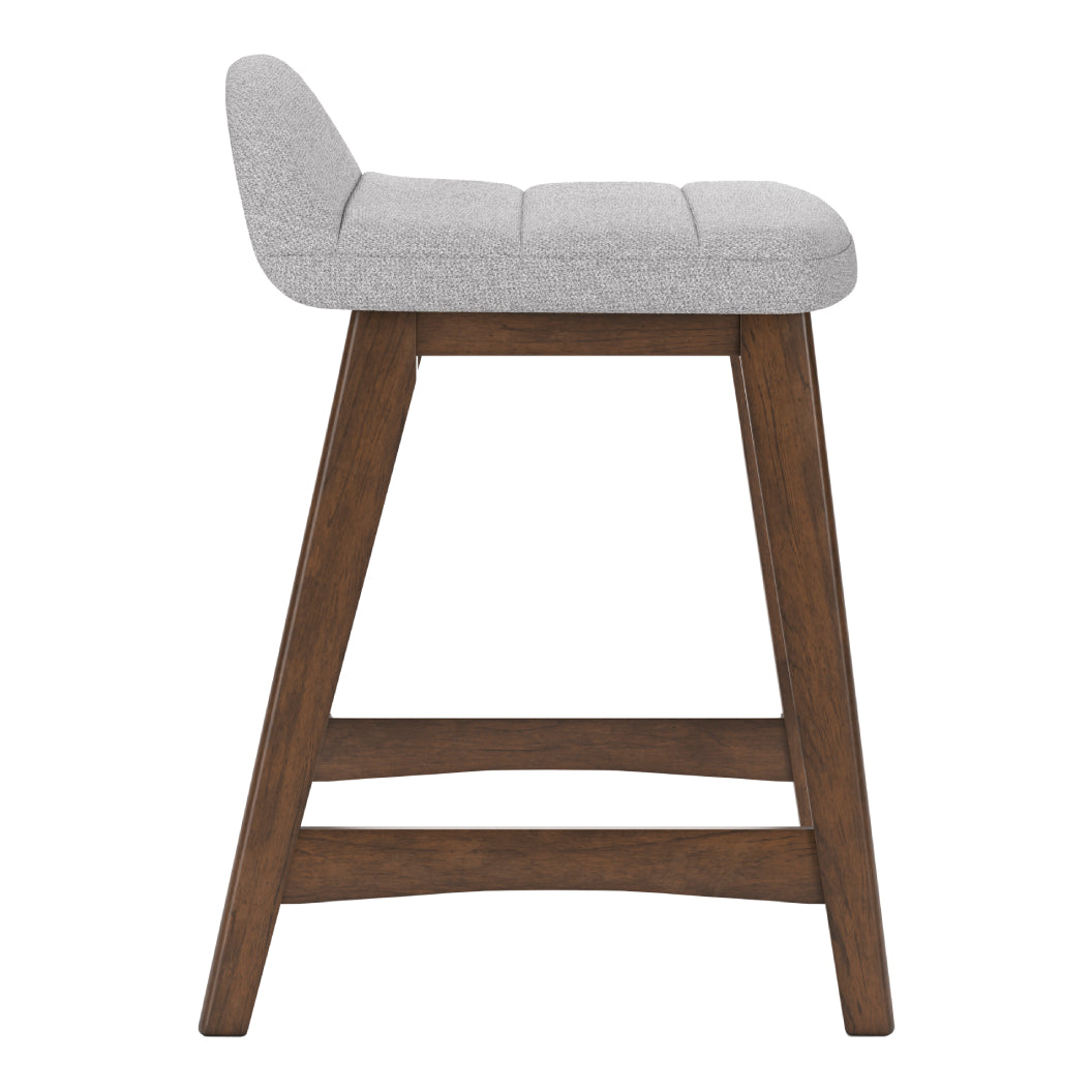 Ensemble de 2 tabourets de bar rembourrés - Lyncott