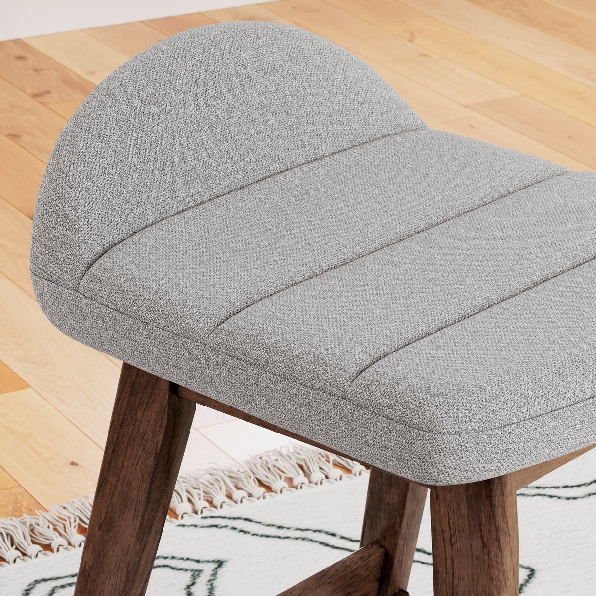 Ensemble de 2 tabourets de bar rembourrés - Lyncott