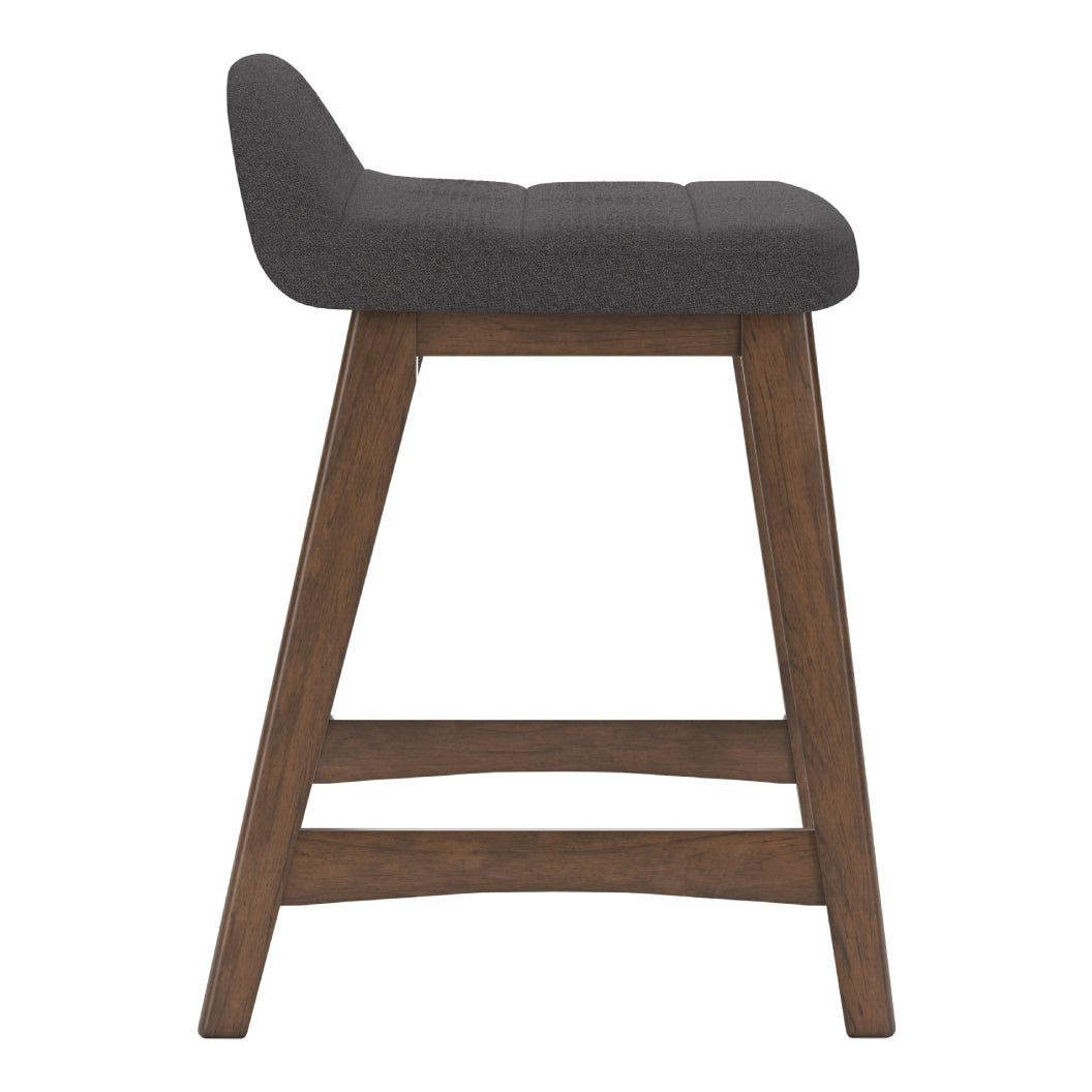 Ensemble de 2 tabourets de bar rembourrés - Lyncott