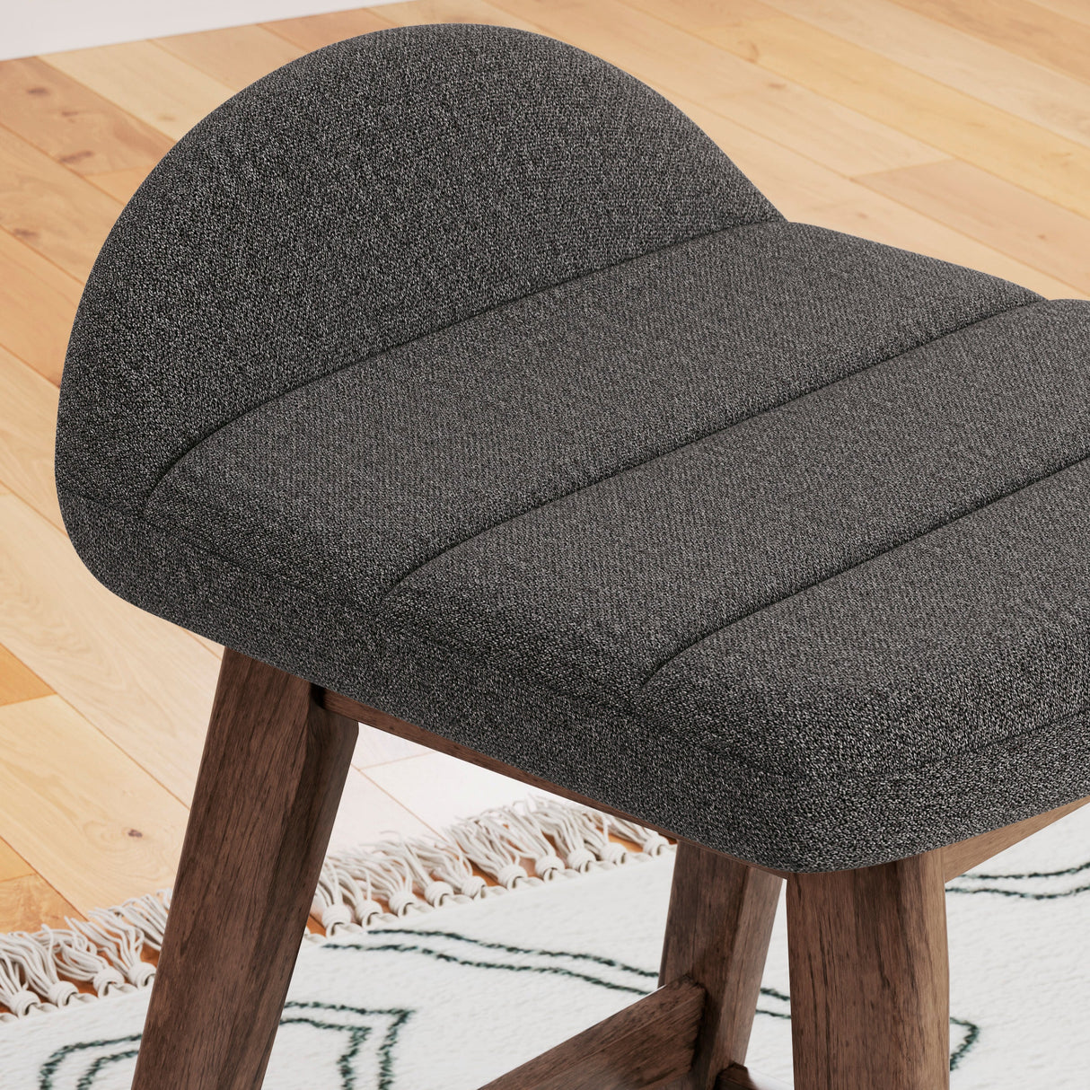 Ensemble de 2 tabourets de bar rembourrés - Lyncott