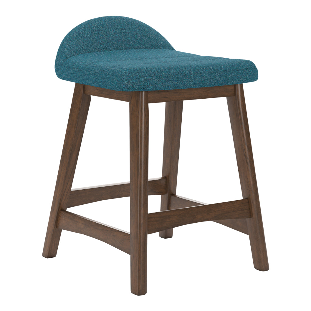 Ensemble de 2 tabourets de bar rembourrés - Lyncott