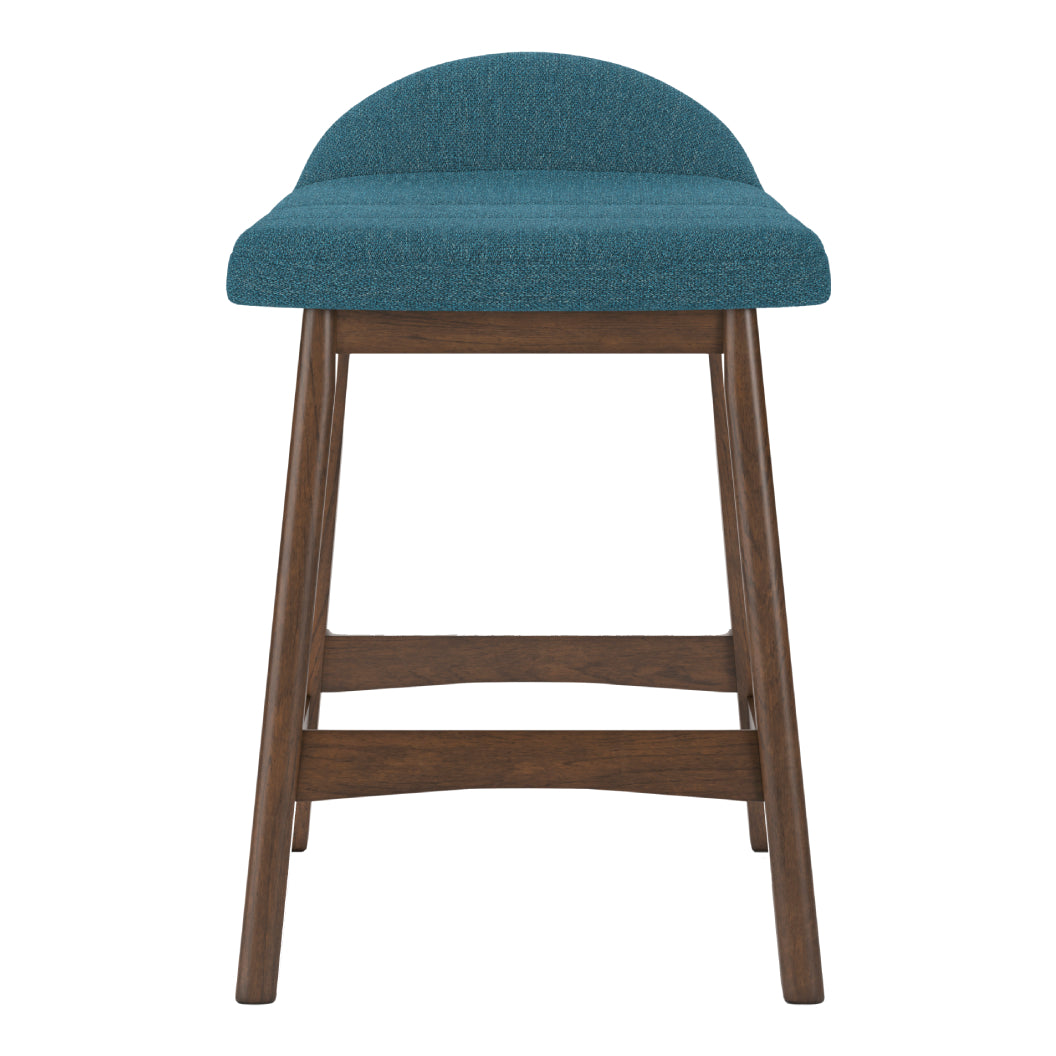 Ensemble de 2 tabourets de bar rembourrés - Lyncott