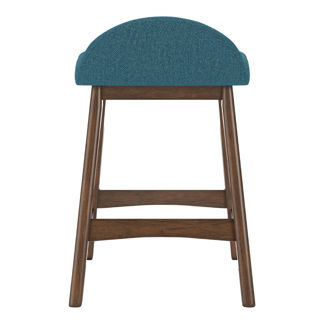 Ensemble de 2 tabourets de bar rembourrés - Lyncott