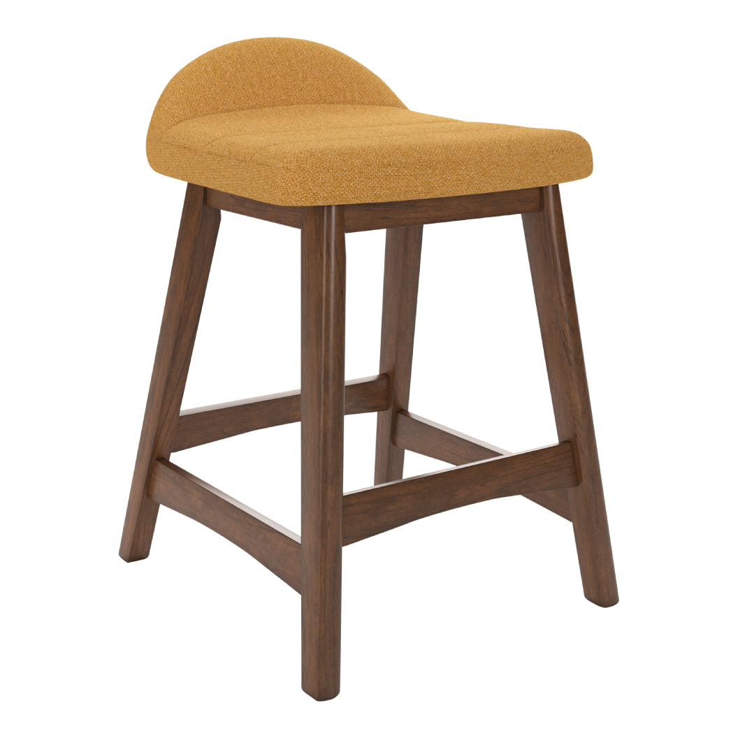 Ensemble de 2 tabourets de bar rembourrés - Lyncott