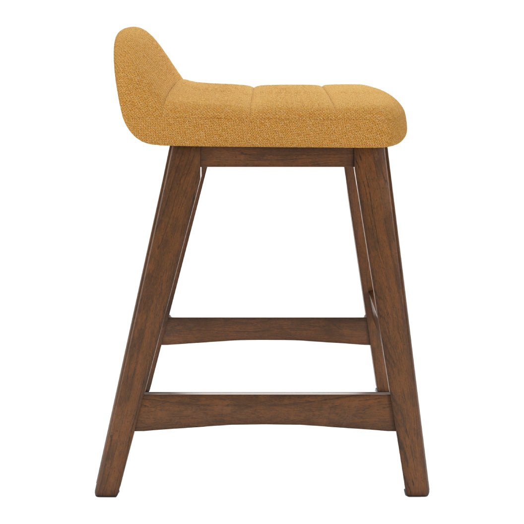 Ensemble de 2 tabourets de bar rembourrés - Lyncott