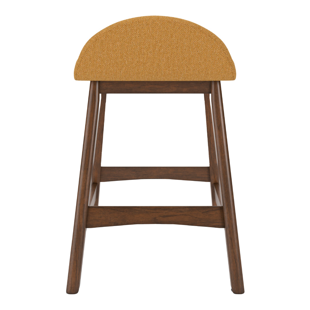 Ensemble de 2 tabourets de bar rembourrés - Lyncott