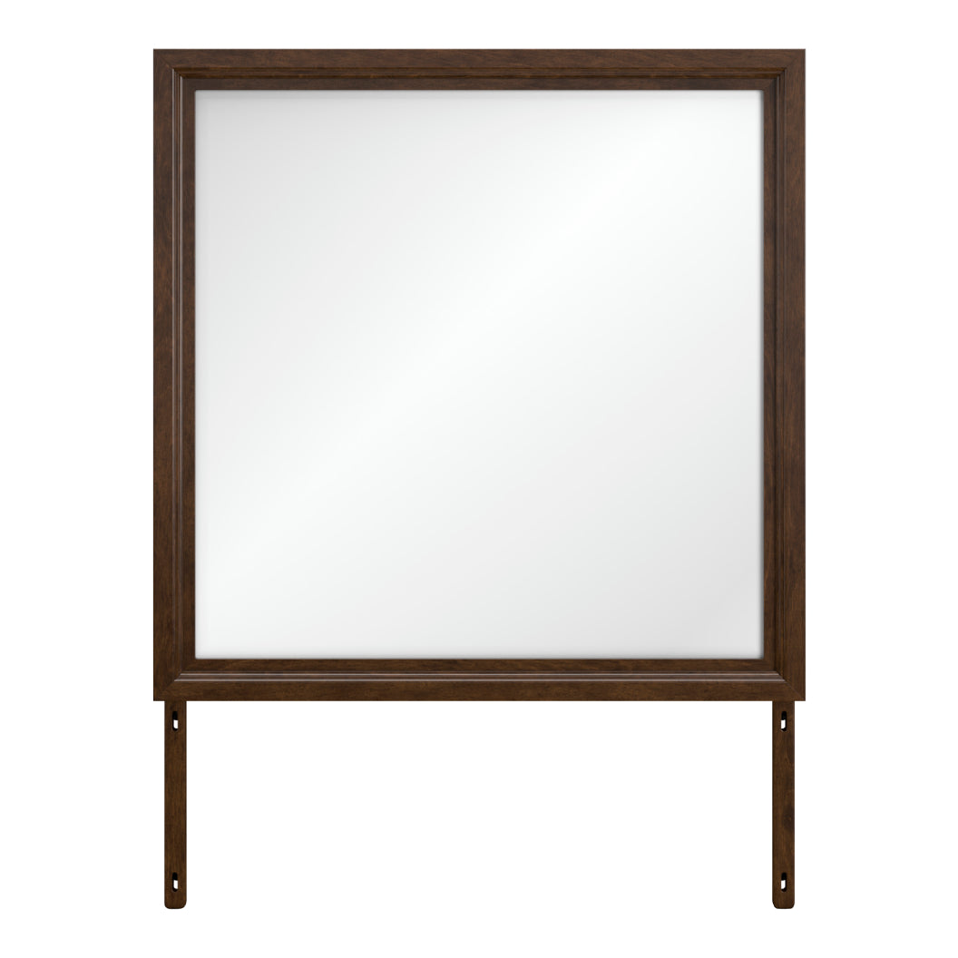 Miroir de bureau en bois/placage brun - Danabrin