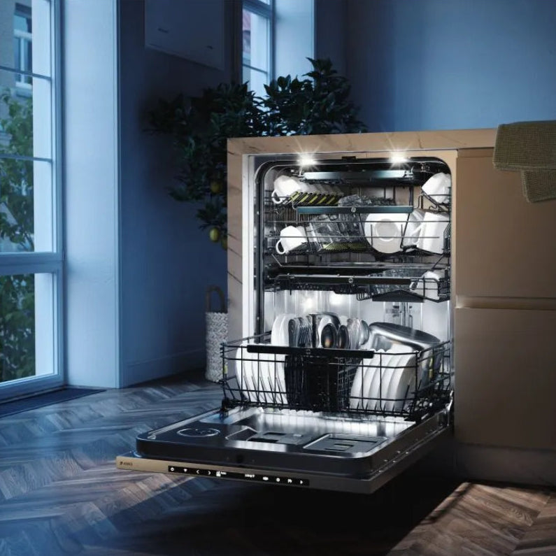 Lave-vaisselle intelligent XXL encastrable 24 po, 39 dBA Inox 4 paniers avec ConnectLife™ - Série 60