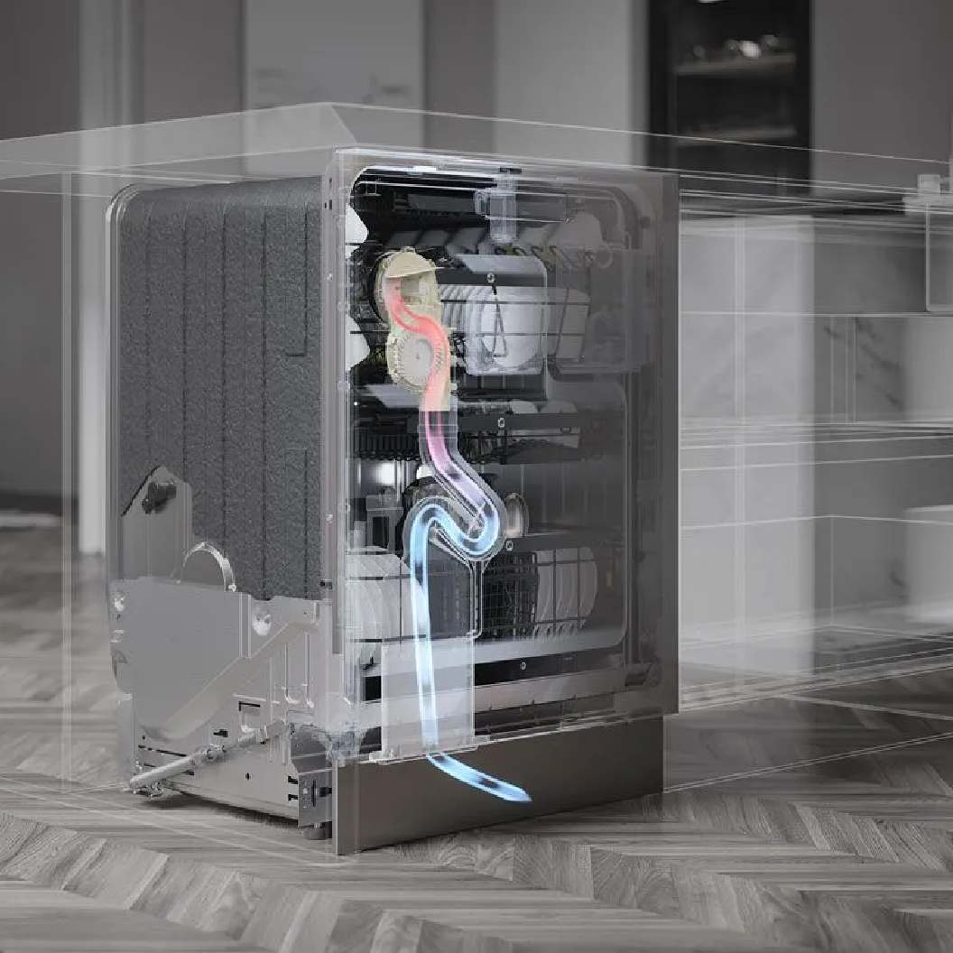 Lave-vaisselle XXL encastrable 24 po 40 dB(A) Inox avec ConnectLife