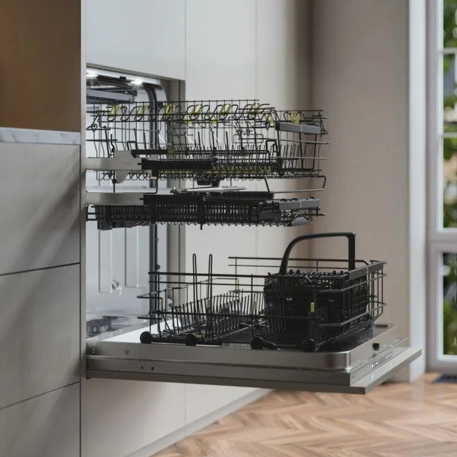Lave-vaisselle XXL encastrable 24 po, 40 dBA - Panneau requis - 3 paniers avec ConnectLife™ - Série 50
