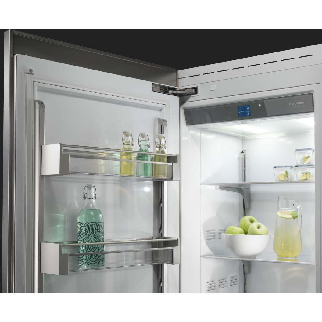 Réfrigérateur colonne encastrable 24 po, 13 pi³ Inox - Charnière gauche