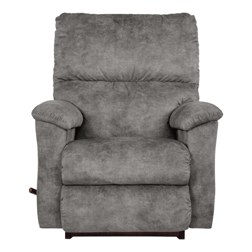 Fauteuil berçant et inclinable en tissu gris - Brooks