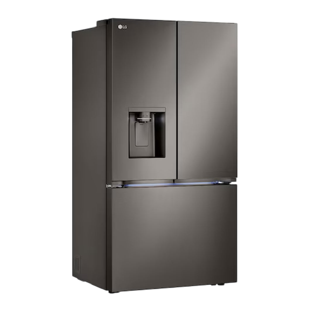 Réfrigérateur porte française à profondeur de comptoir 36 po, 26 pi³ Inox avec Wi-Fi et distributeur d'eau