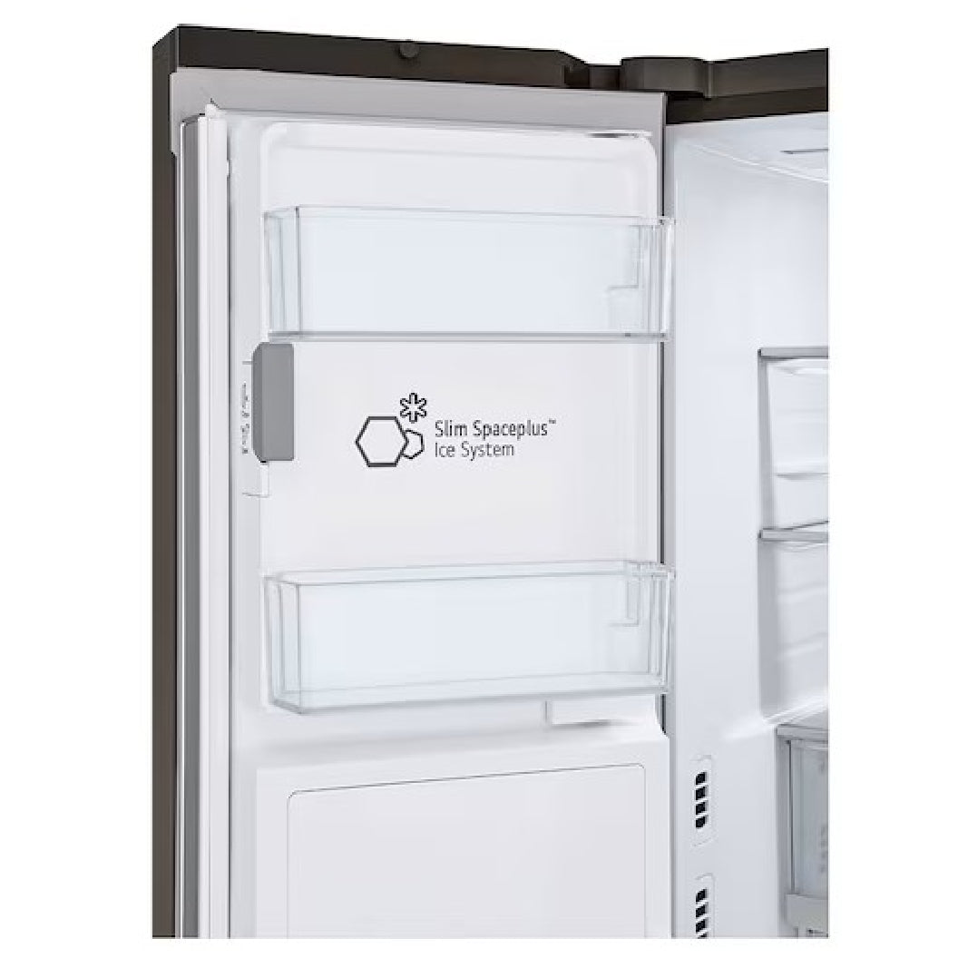 Réfrigérateur porte française à profondeur de comptoir 36 po, 26 pi³ Inox avec Wi-Fi et distributeur d'eau