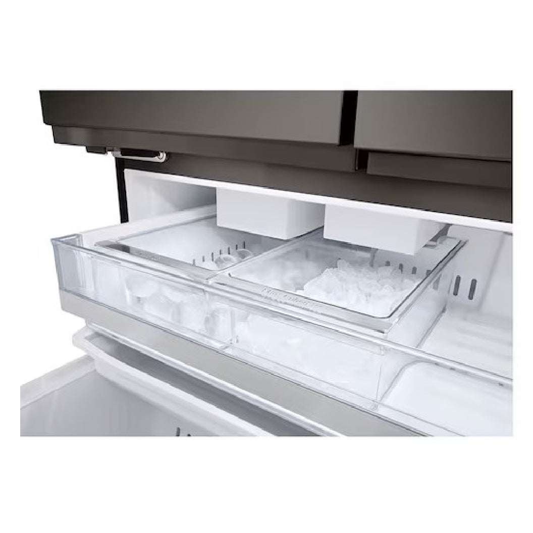Réfrigérateur porte française à profondeur de comptoir 36 po, 26 pi³ Inox avec Wi-Fi et distributeur d'eau
