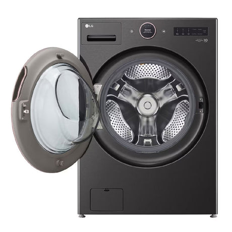 Laveuse à chargement frontal 27 po, 5,8 pi³, Acier noir à très grande capacité et silencieuse