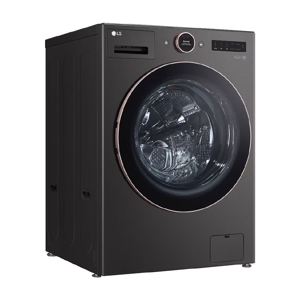 Laveuse à chargement frontal 27 po, 5,8 pi³, Acier noir à très grande capacité et silencieuse