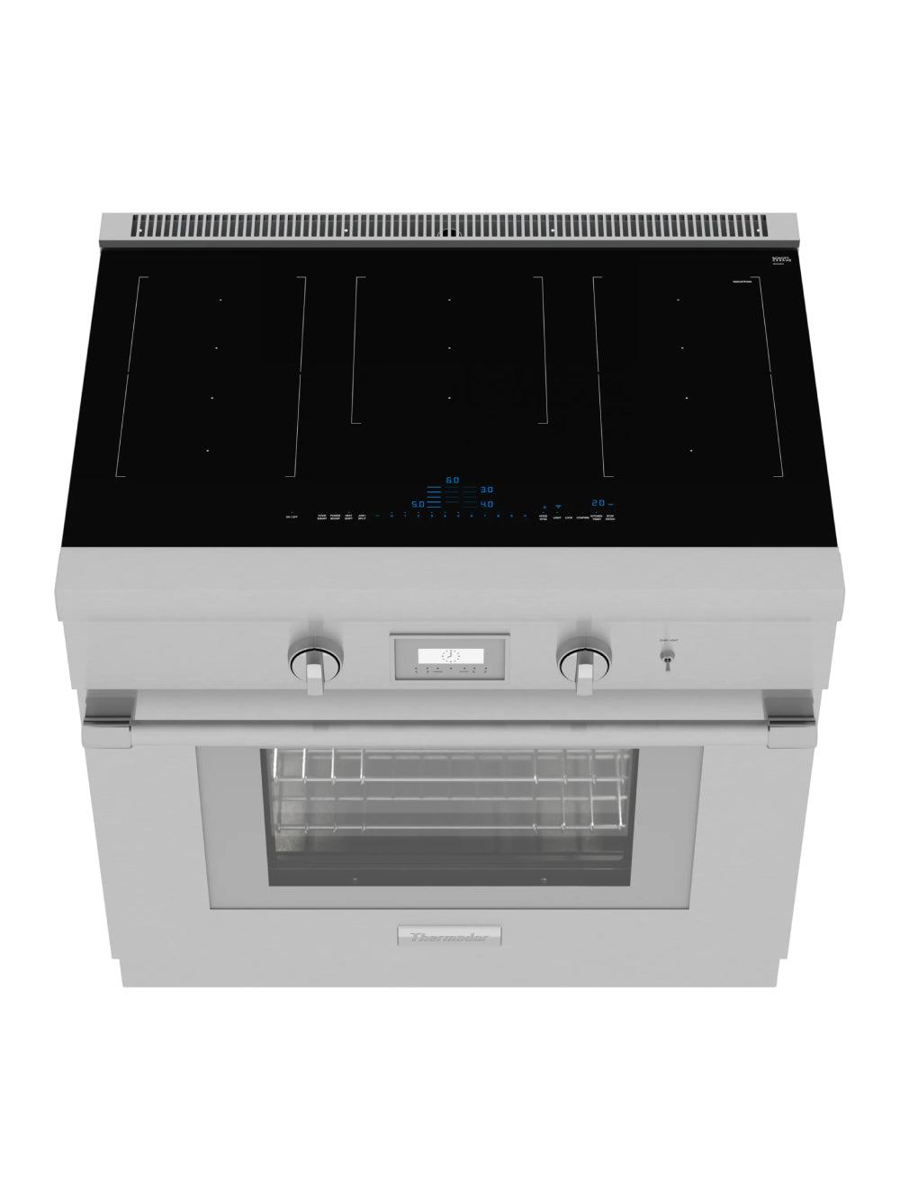 Cuisinière à induction autoportante 36 po. 4,9 pi³