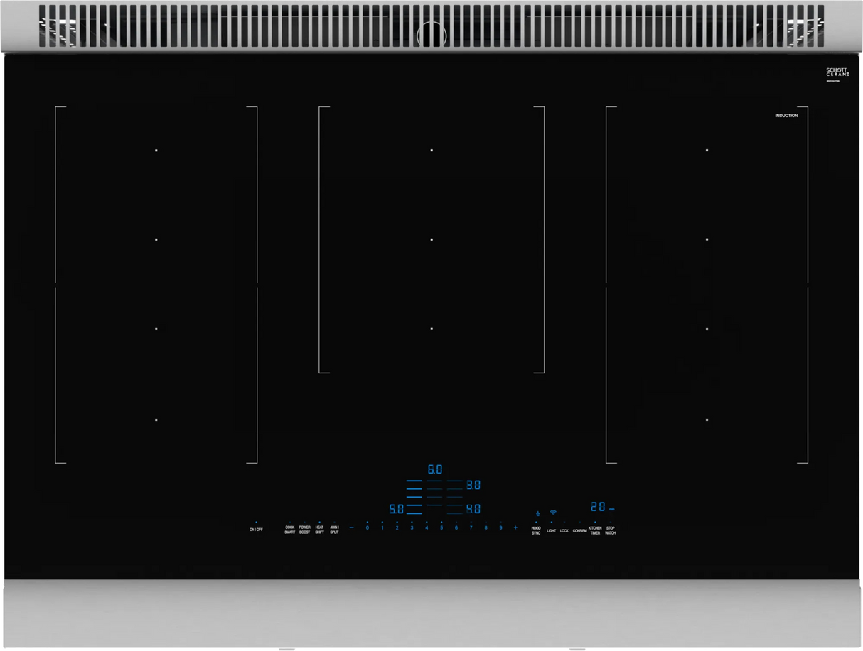 Cuisinière à induction autoportante 36 po. 4,9 pi³