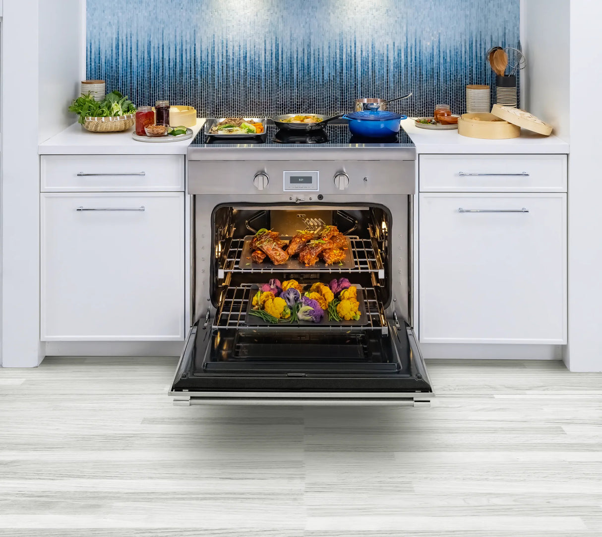 Cuisinière à induction autoportante 36 po. 4,9 pi³