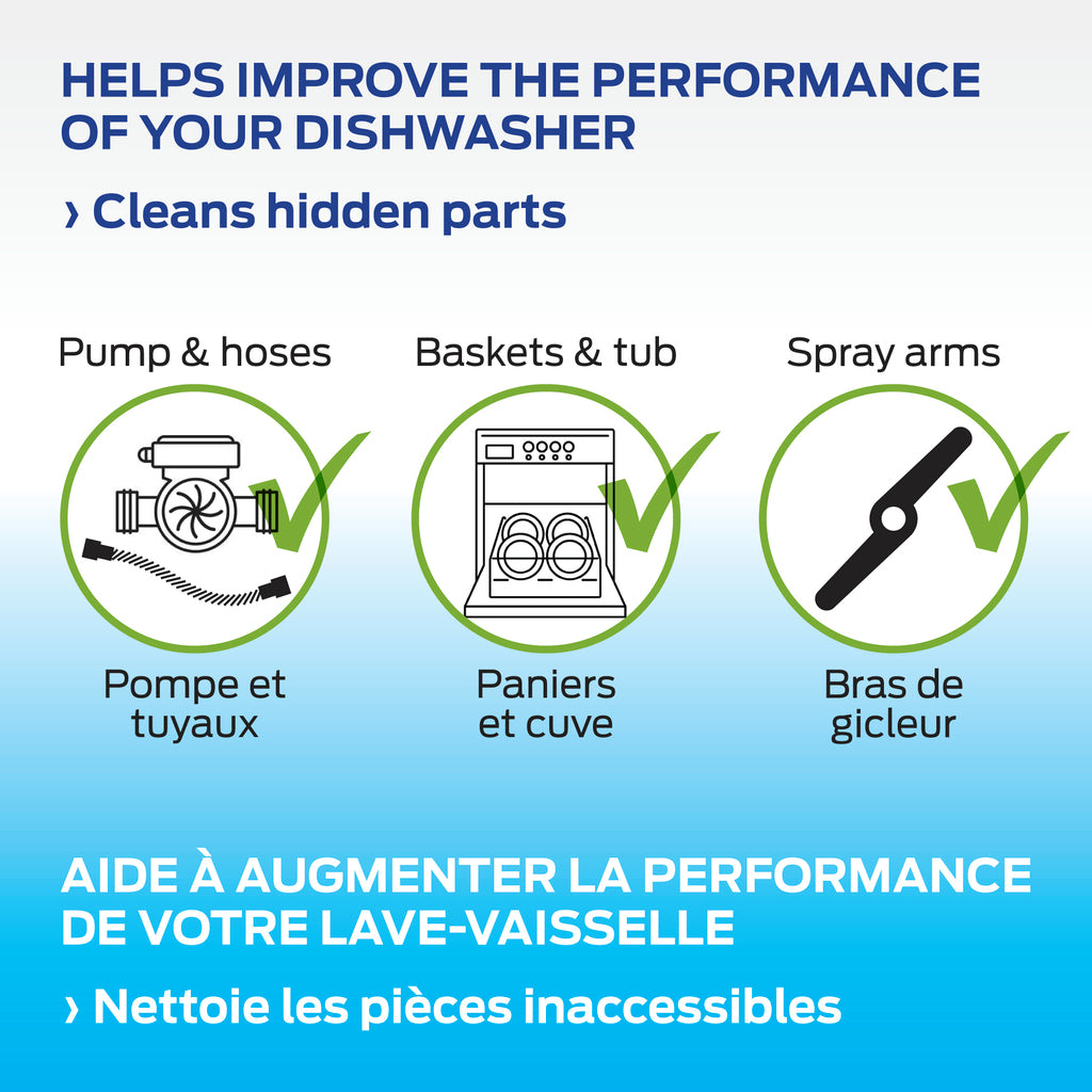 Nettoyant pour lave-vaisselle - 6 pastilles solubles