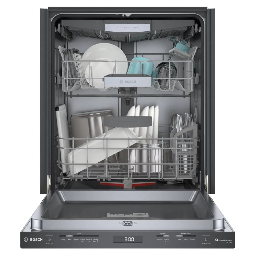 Lave-vaisselle encastrable 24 po, 42 dBA Inox noir - Série 800 avec Wi-Fi