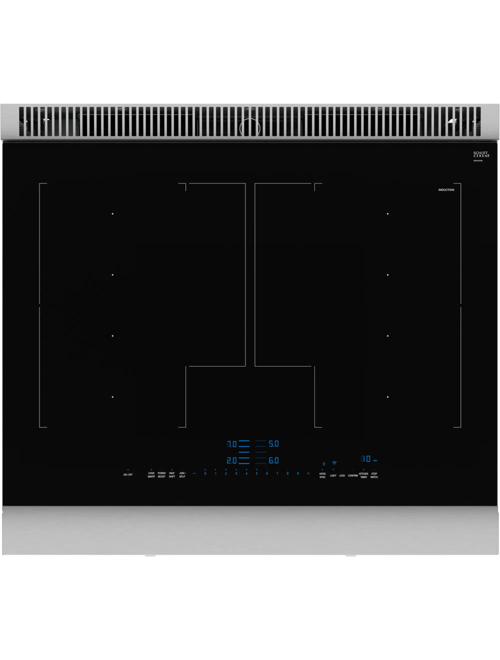 Cuisinière à induction autoportante 30 po. 4,4 pi³