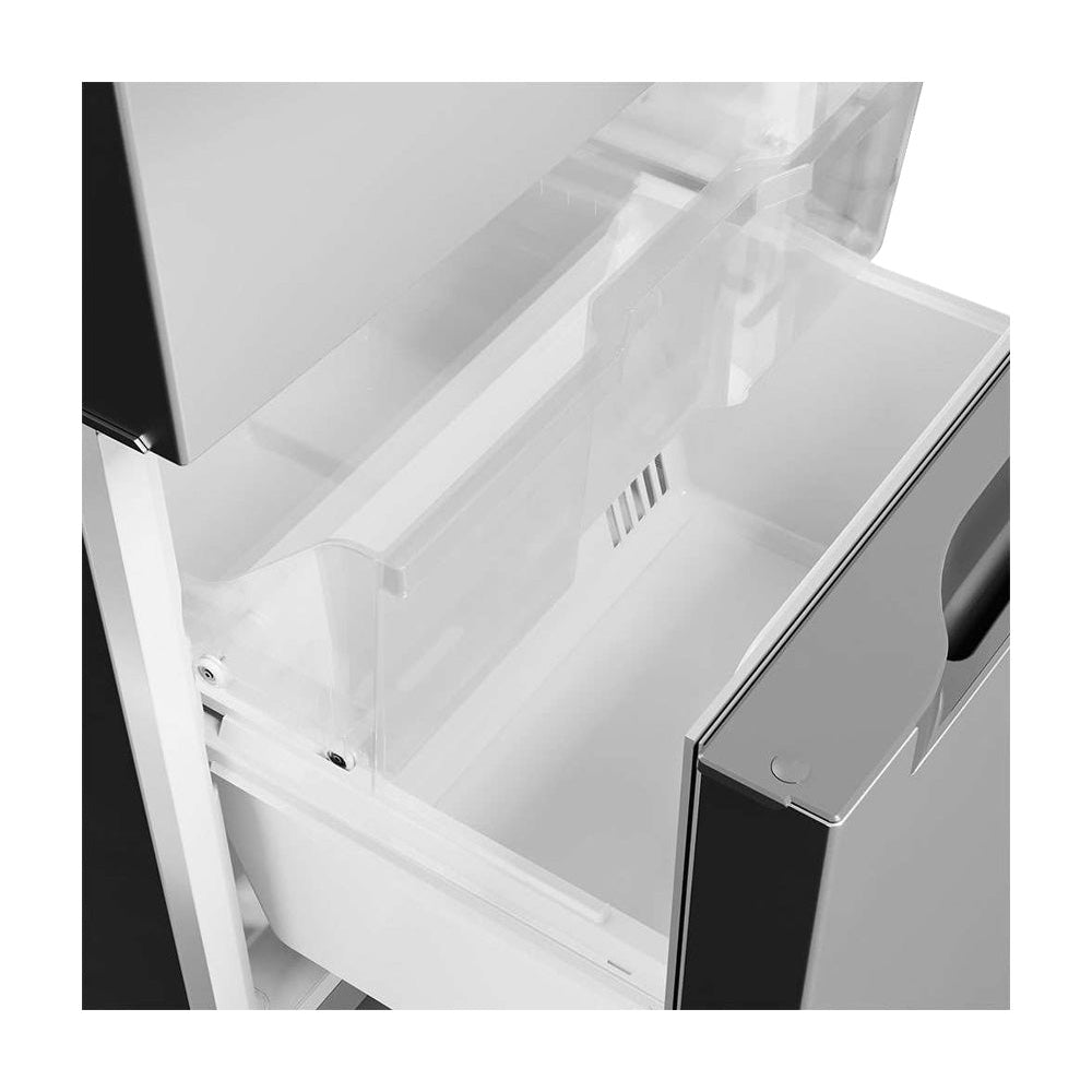 Réfrigérateur à congélateur inférieur 30 po, 18,7 pi³ Inox avec dégrivrage automatique