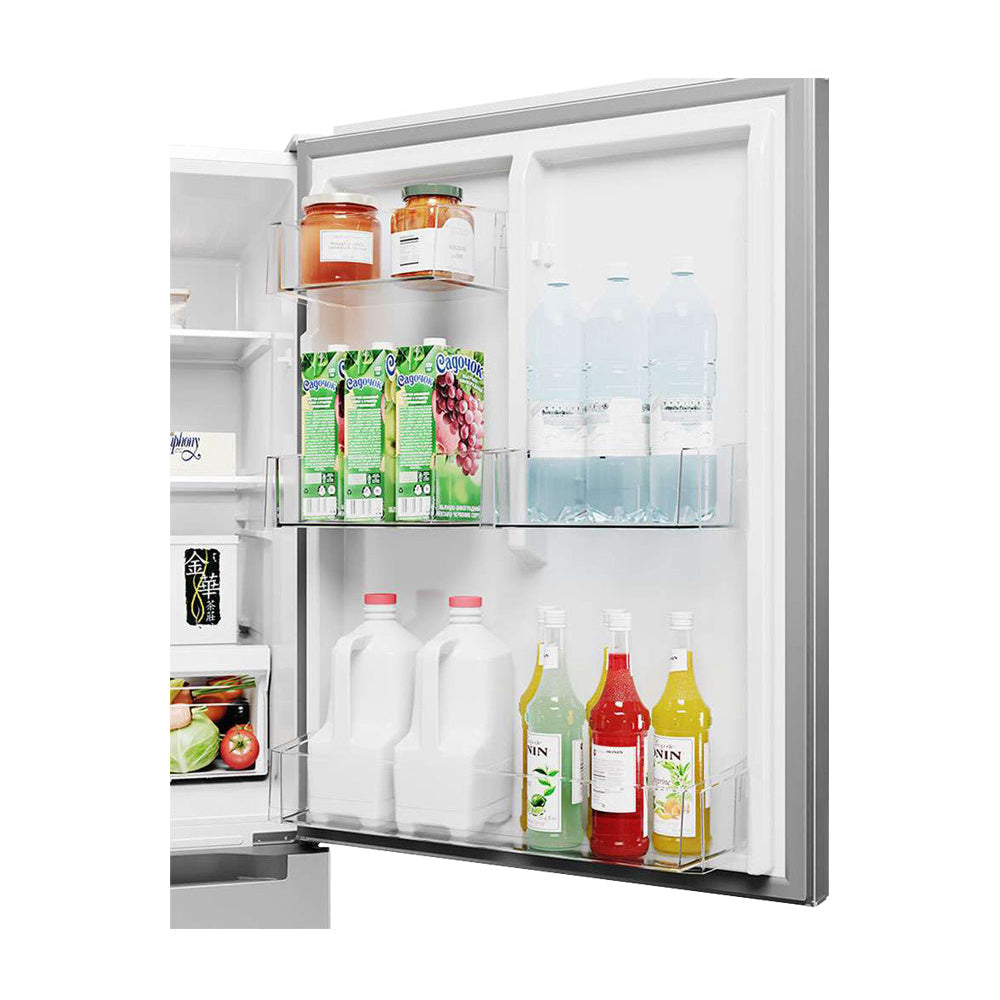Réfrigérateur à congélateur inférieur 30 po, 18,7 pi³ Inox avec dégrivrage automatique