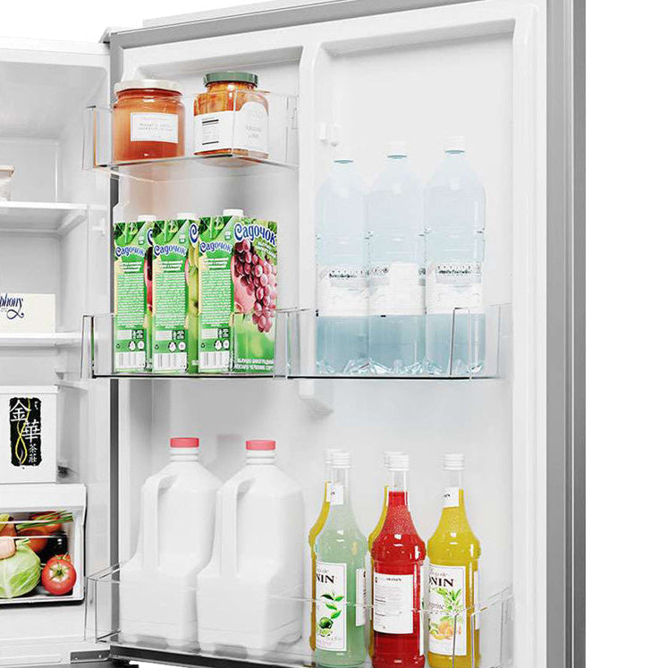 Réfrigérateur à congélateur inférieur 30 po, 18,7 pi³ Inox avec Dégrivrage automatique