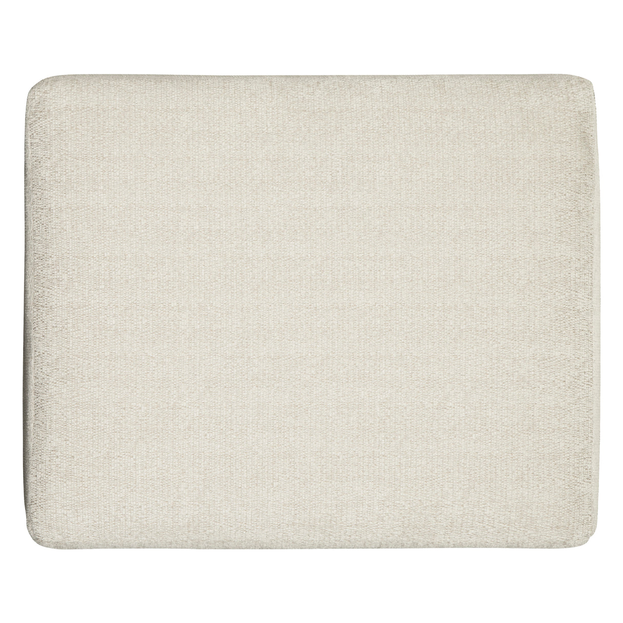 Ottoman en tissu crème - Hazela