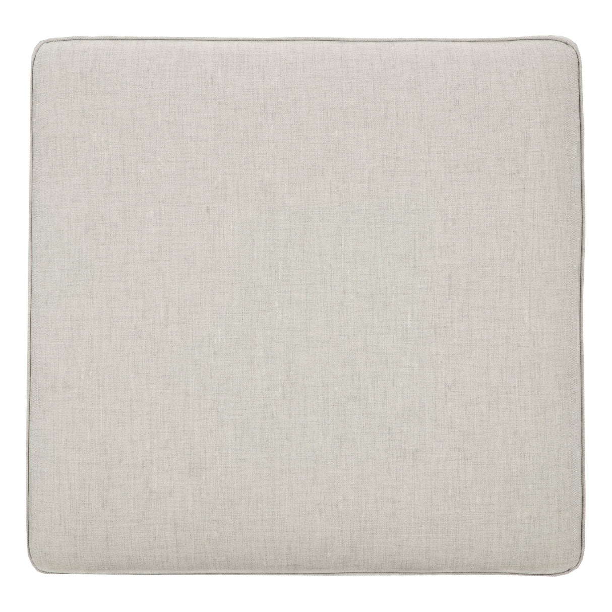 Ottoman surdimensionné en tissu gris pâle - Huntsworth