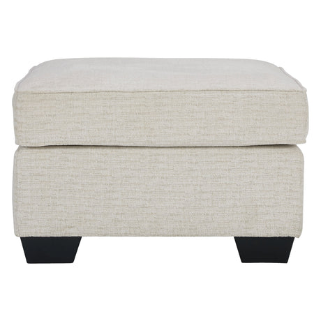Ottoman en tissu texturé - Cashton