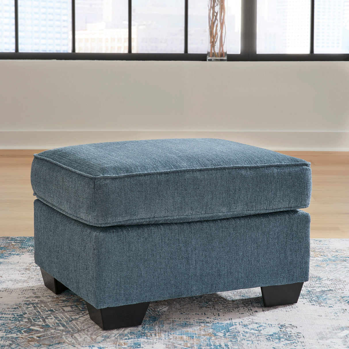 Ottoman en tissu texturé - Cashton