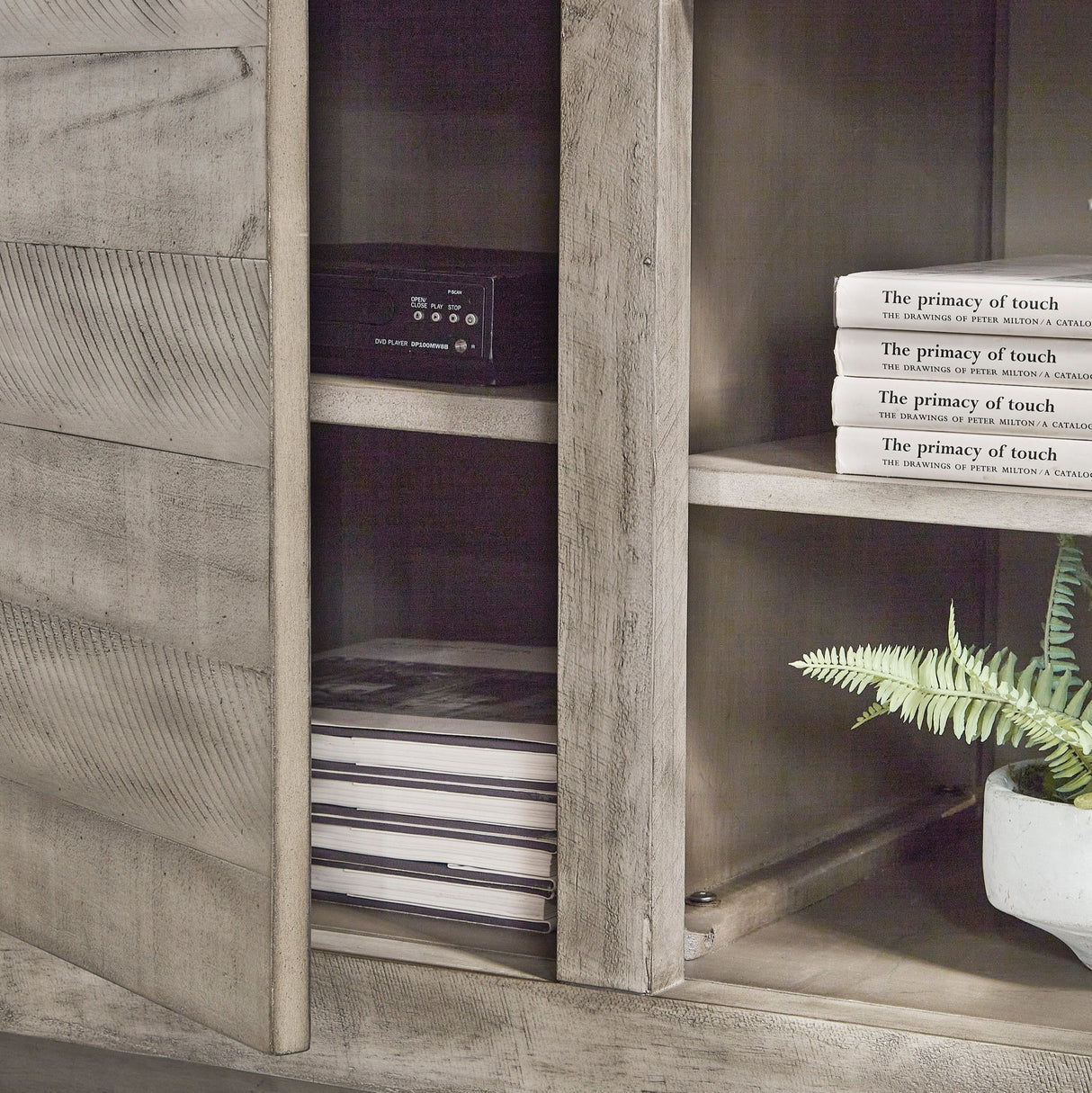 Meuble de télévision avec option de foyer électrique - Naydell