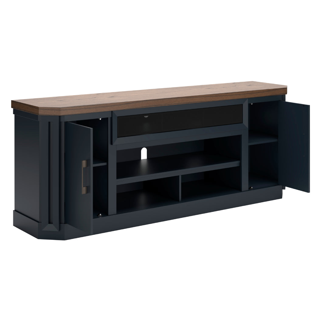Meuble de télévision avec option de foyer électrique - Lanocken
