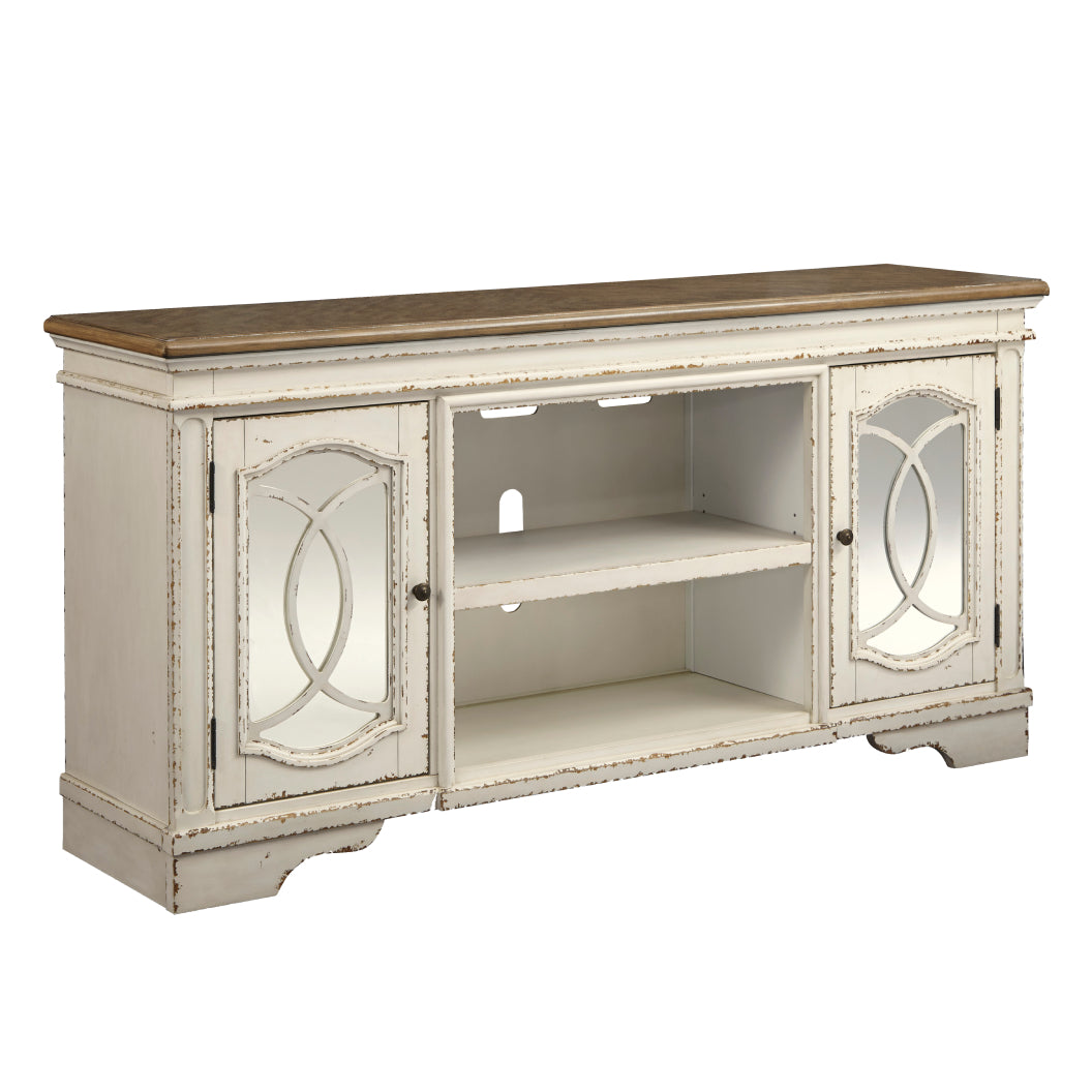 Meuble de télévision avec option de foyer électrique - Realyn